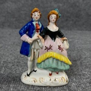 Vintage Victorian Couple Figurine Porcelain Made in Japan Home Decor